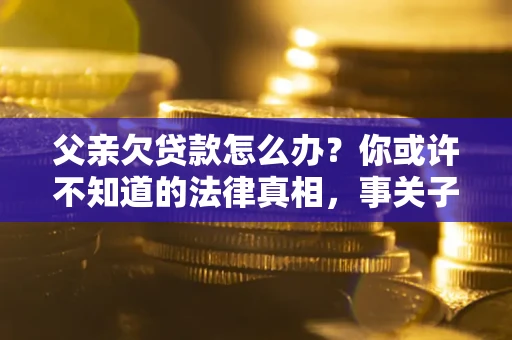 北京父亲欠贷款怎么办？你或许不知道的法律真相，事关子女未来