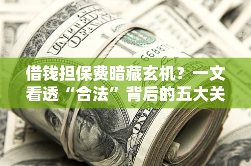 北京借钱担保费暗藏玄机？一文看透“合法”背后的五大关键陷阱