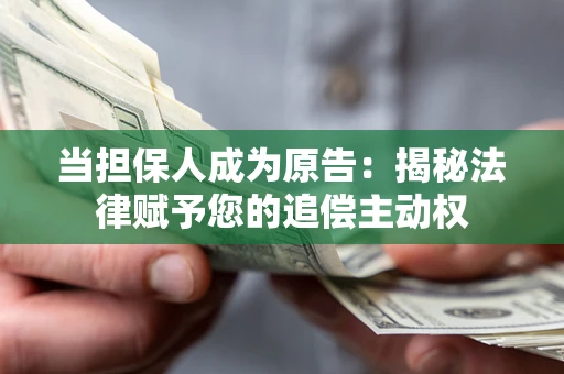 北京当担保人成为原告:揭秘法律赋予您的追偿主动权 北京当担保人成为原告:揭秘法律赋予您的追偿主动权