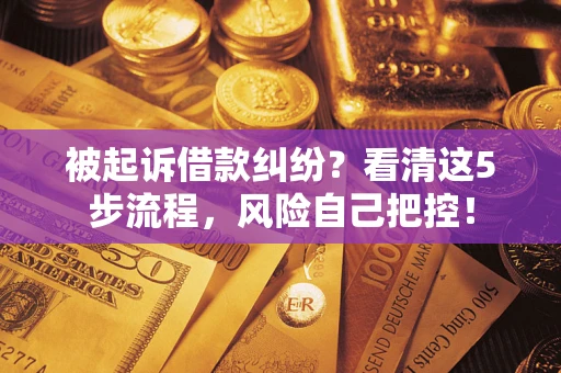 北京被起诉借款纠纷？看清这5步流程，风险自己把控！