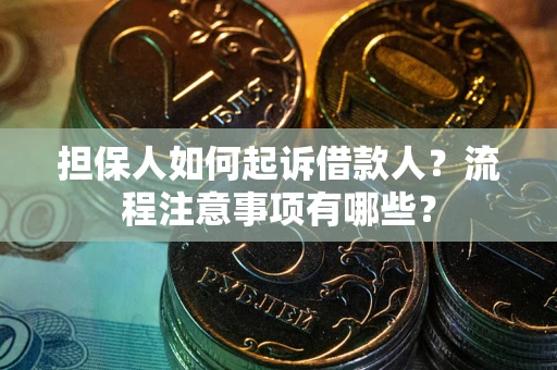 北京担保人如何起诉借款人？流程注意事项有哪些？